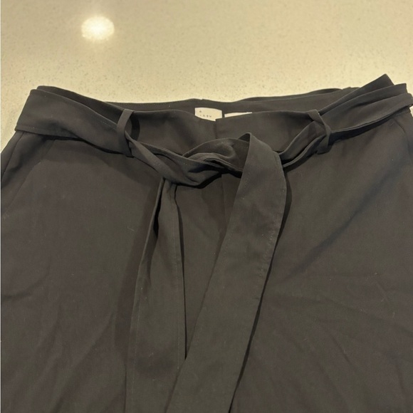 a new day Black Wide Leg Pants with Tie Waist - Picture 3 of 6